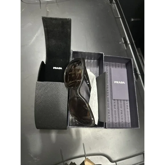 PRADA OPR 260S Brown Gradient Sunglasses SPR 26O Made In Italy AUTHENTIC NIB - Picture 5 of 5